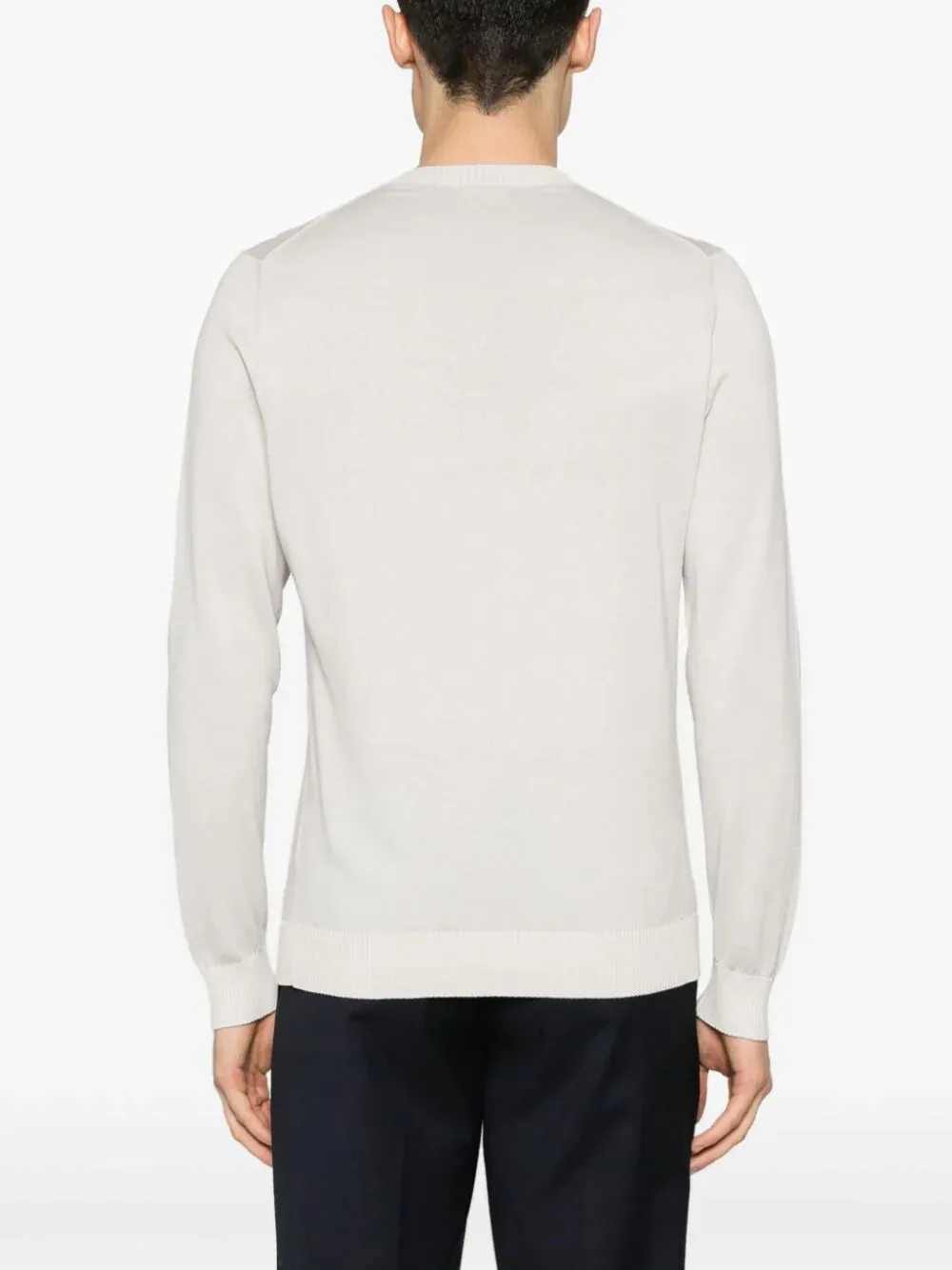 V-Neck Cotton Jumper