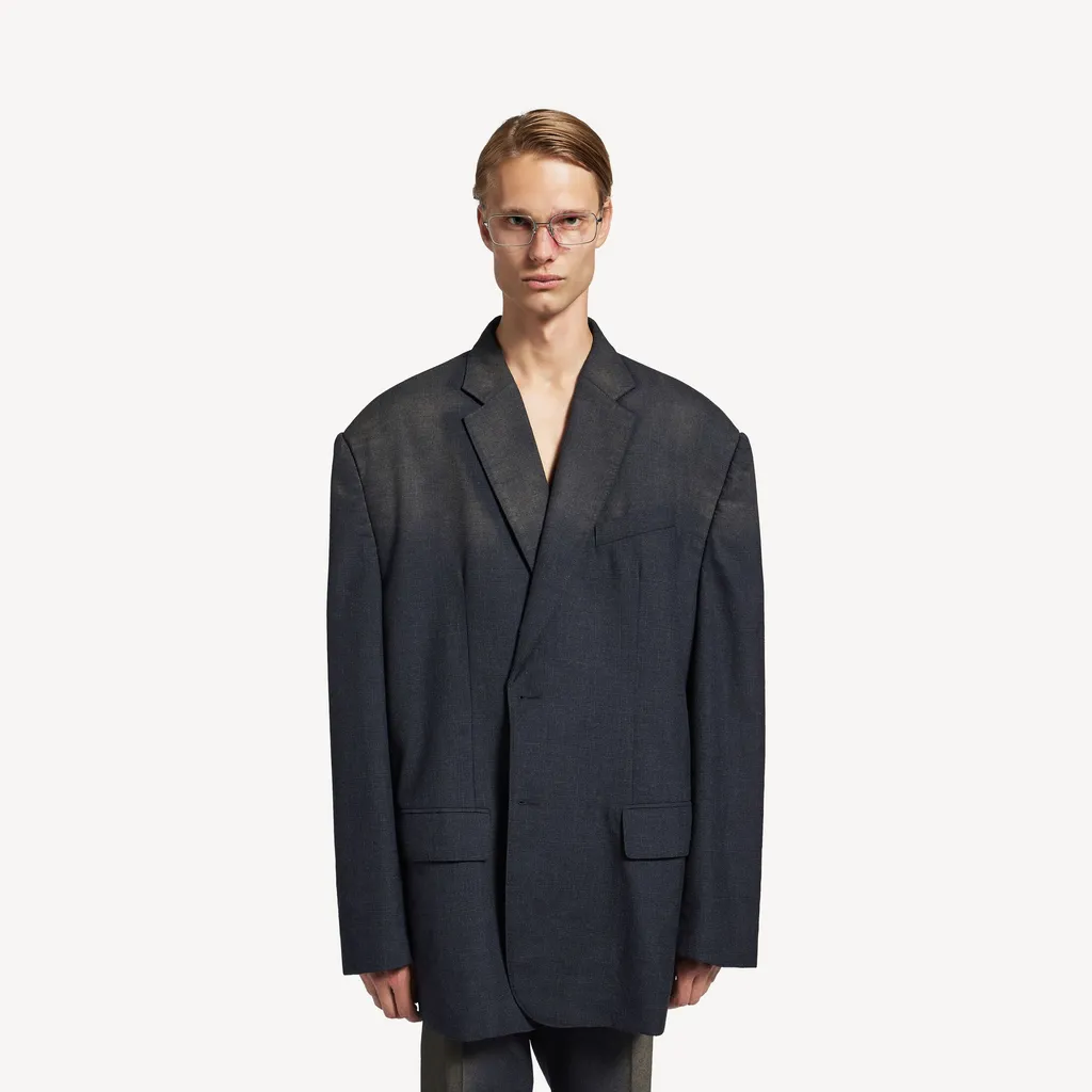 Faded Tailored Jacket Large Fit