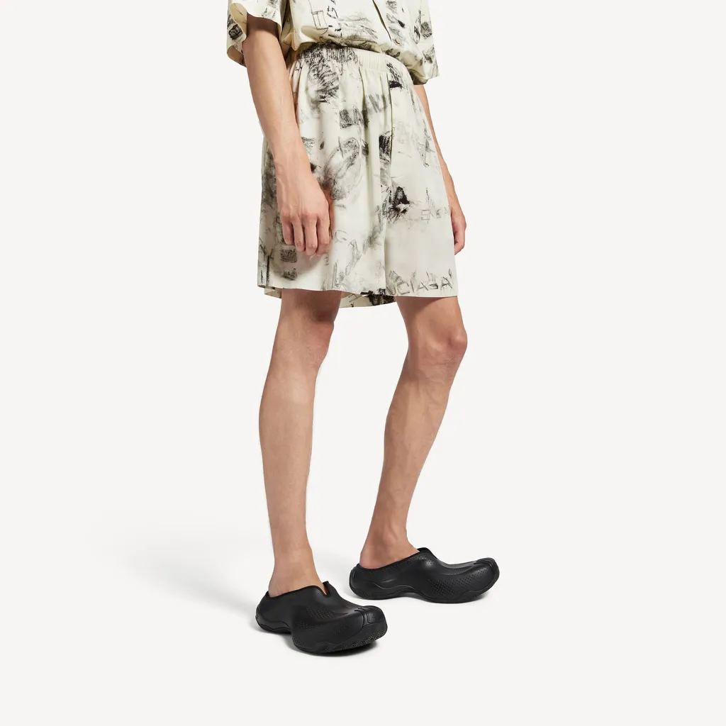 Washed Crayon Allover Pyjama Shorts