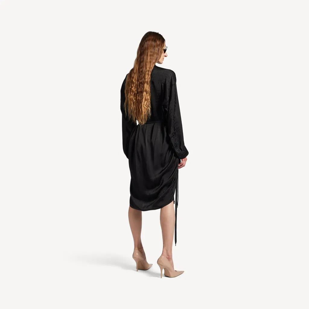 Wrap Cocoon Dress