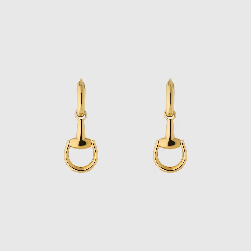 Gucci Horsebit 18K Earrings