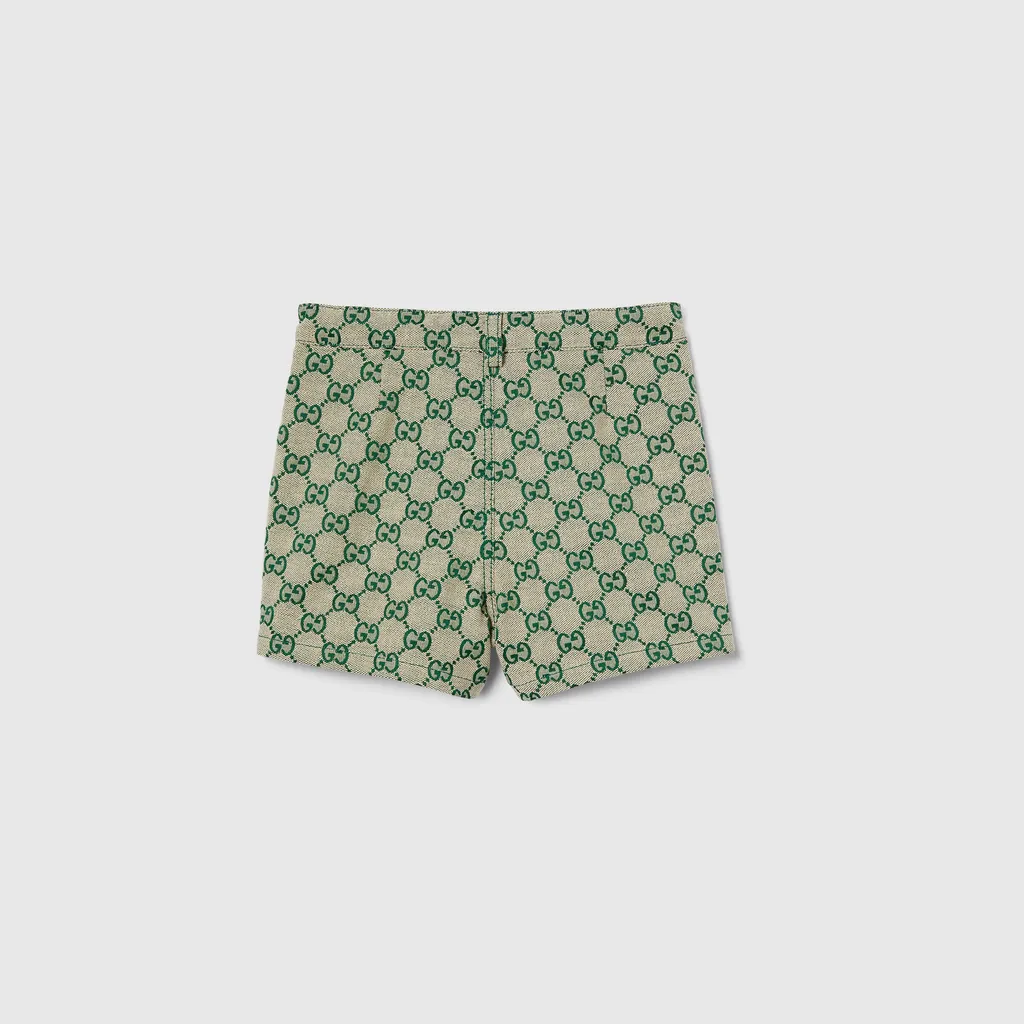 Baby Gg Canvas Shorts