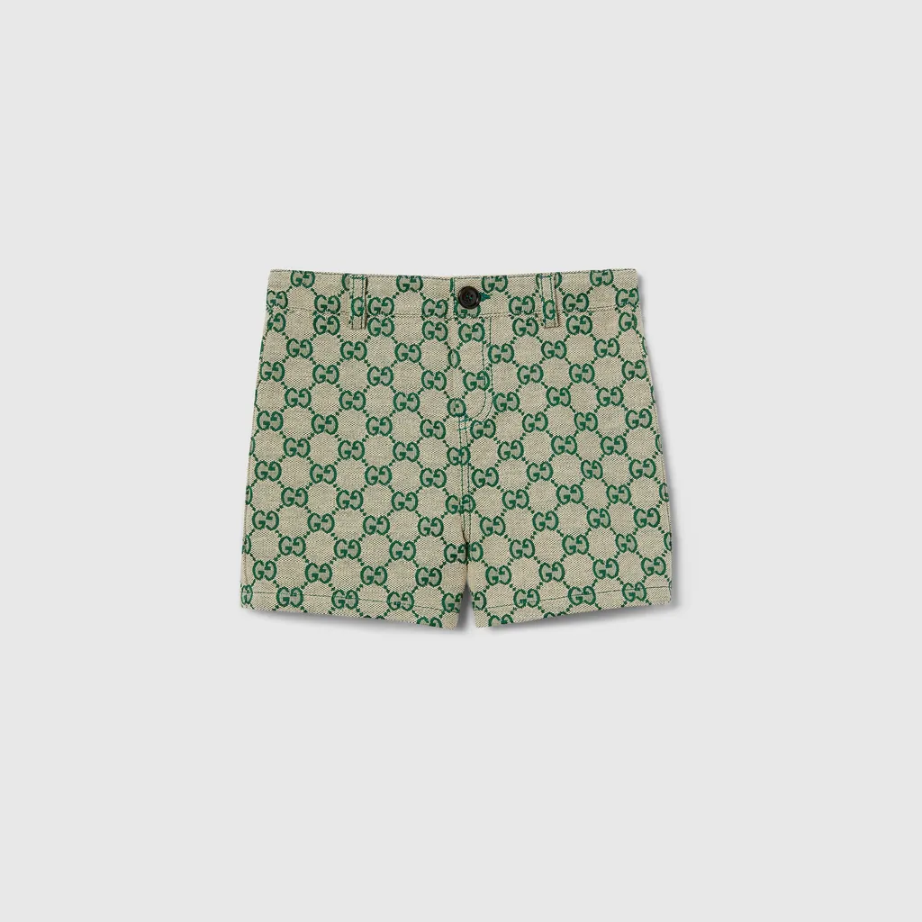 Baby Gg Canvas Shorts