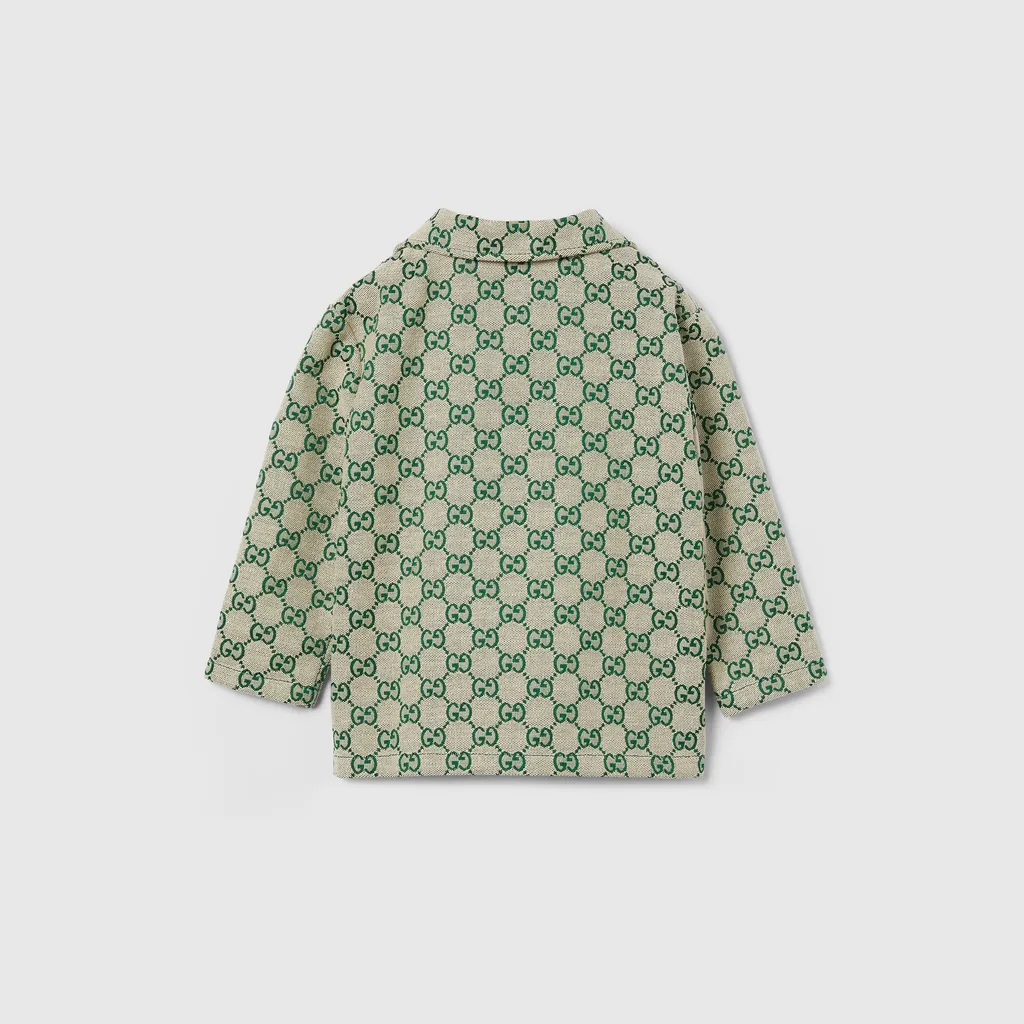 Baby Gg Canvas Jacket