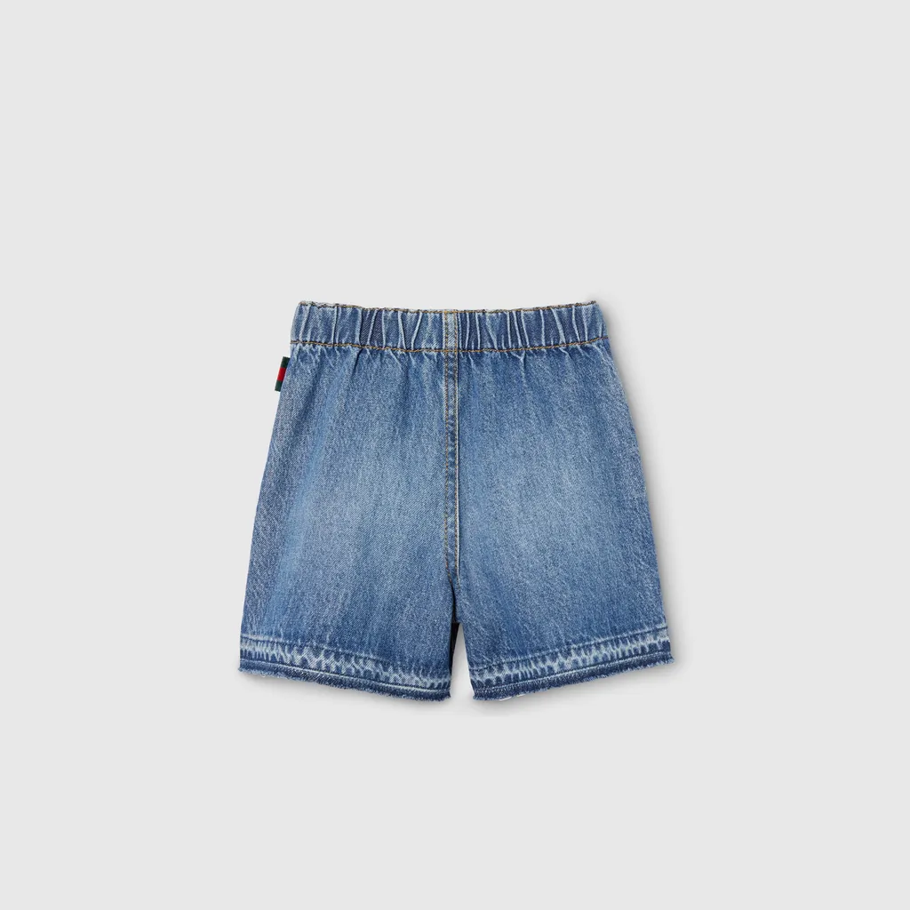 Baby Bleached Denim Shorts
