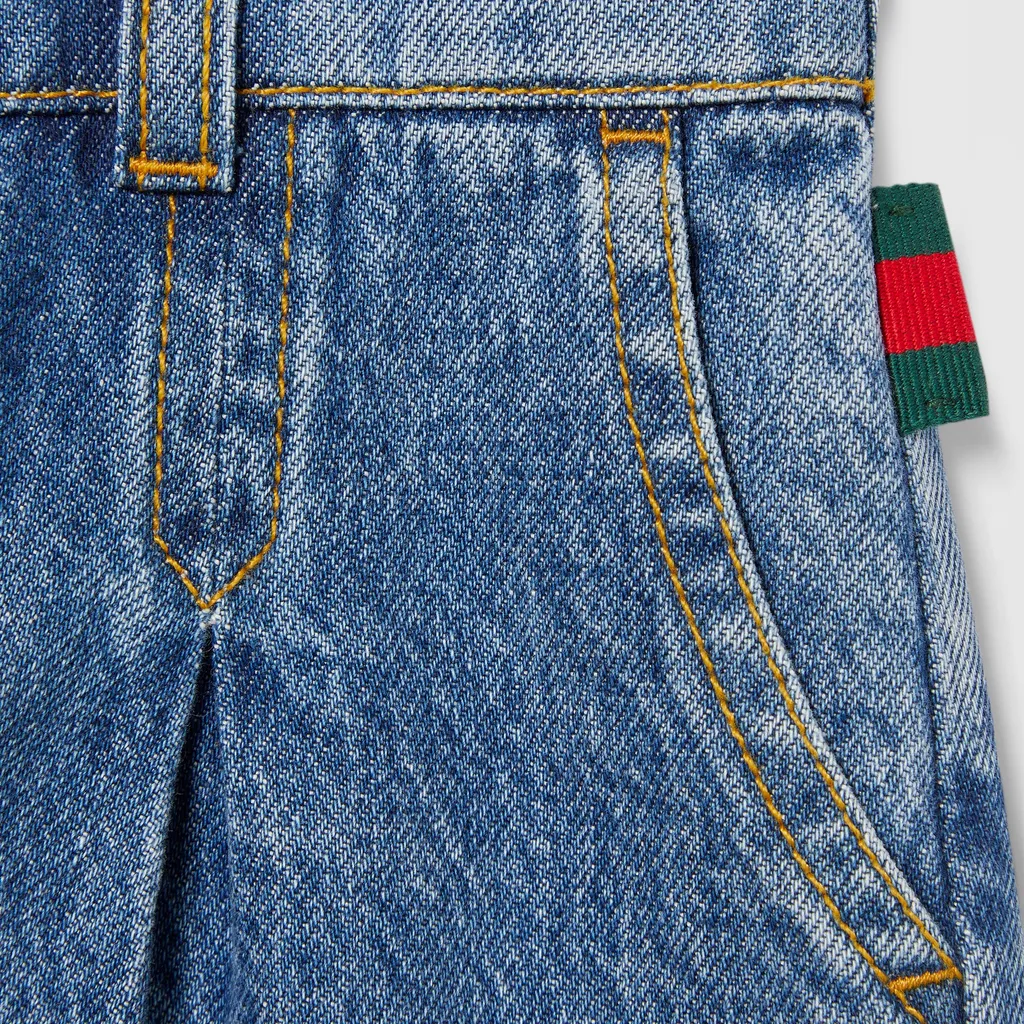 Baby Bleached Denim Shorts