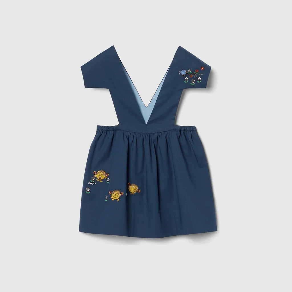 Baby Cotton Dress With Embroidery