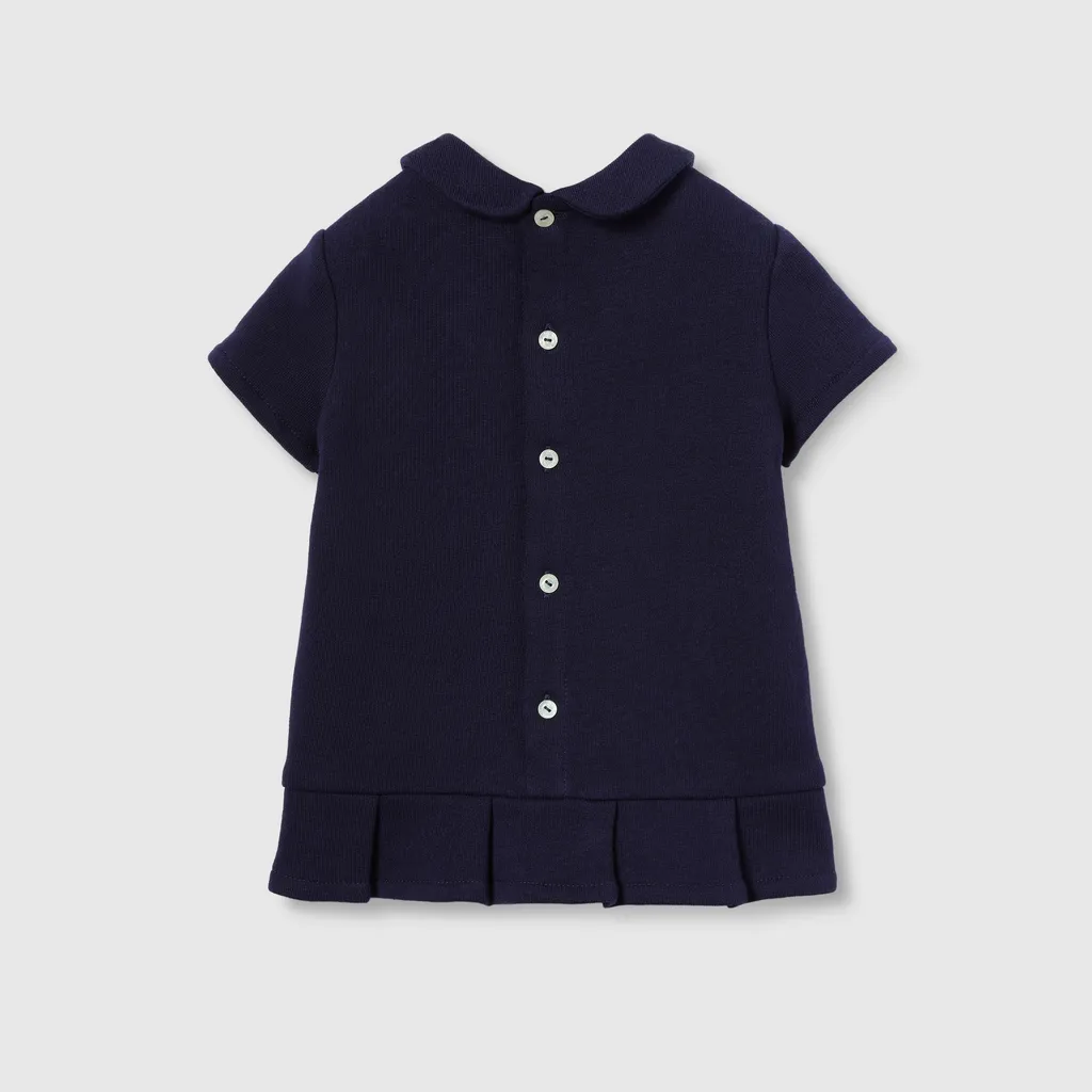 Baby Cotton Dress With Web
