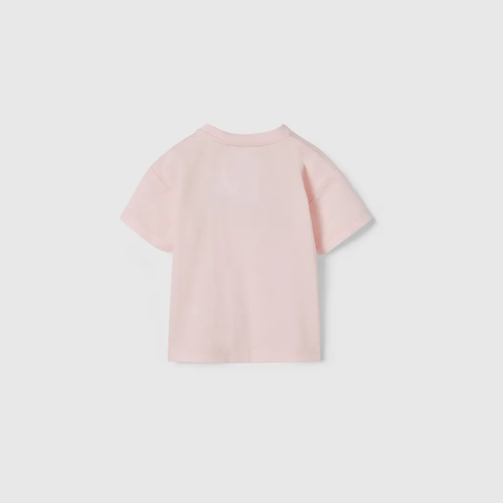 Baby Cotton T-Shirt With Print
