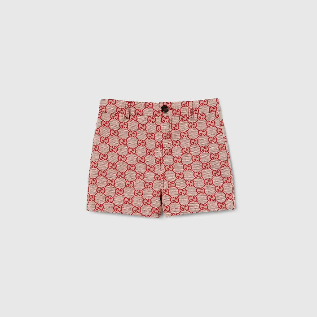 Baby Gg Canvas Shorts