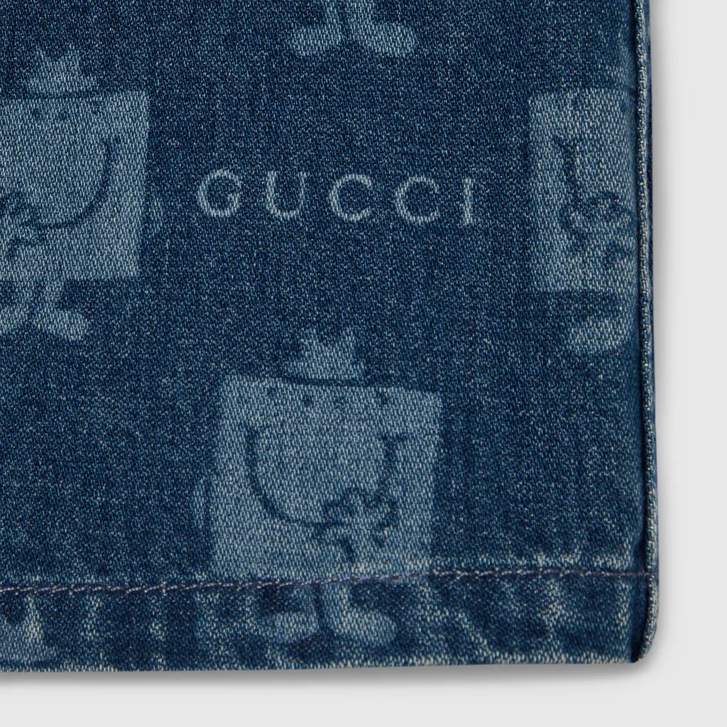 Baby Printed Denim T-Shirt
