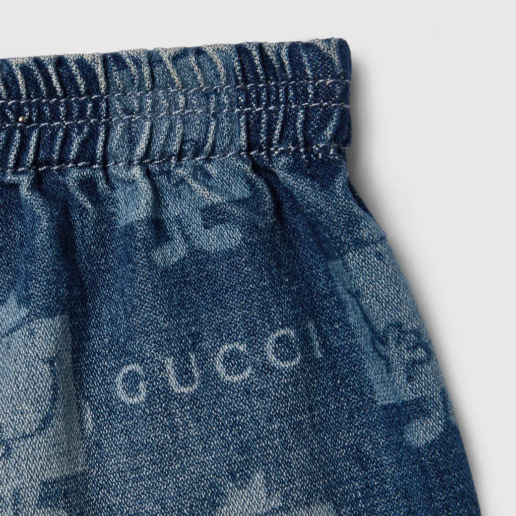 Baby Printed Denim Shorts