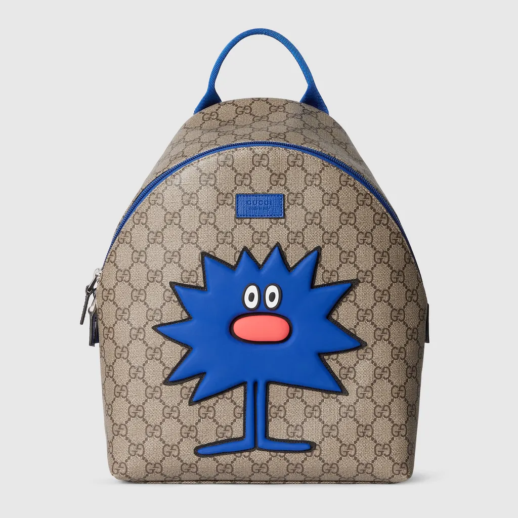 Children's Gg Backpack With Prints