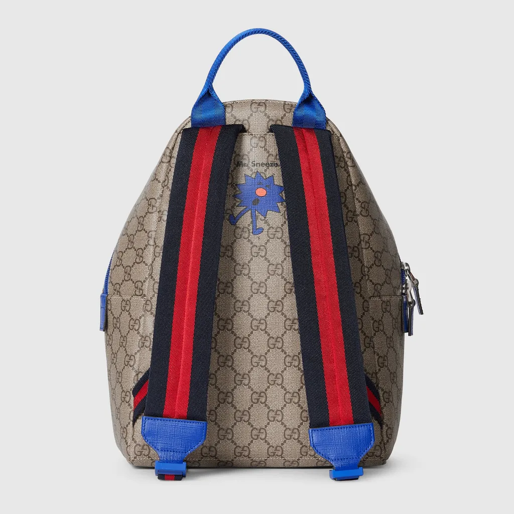 Children's Gg Backpack With Prints