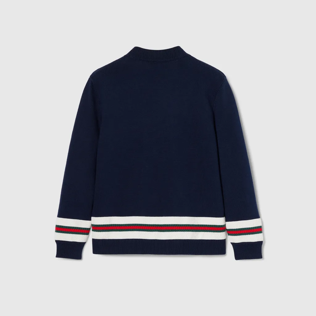 Children's Cotton Cardigan With Web