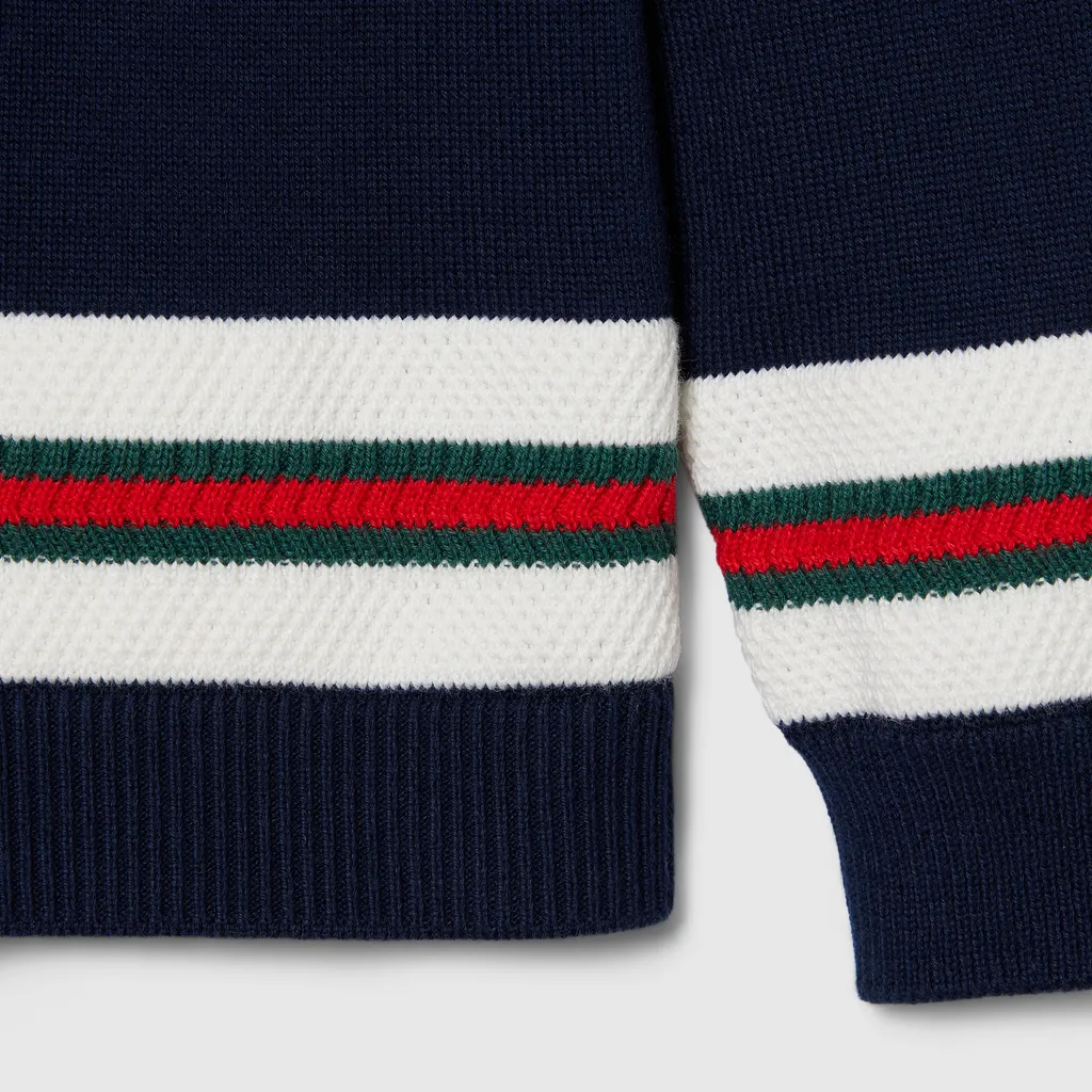 Children's Cotton Cardigan With Web