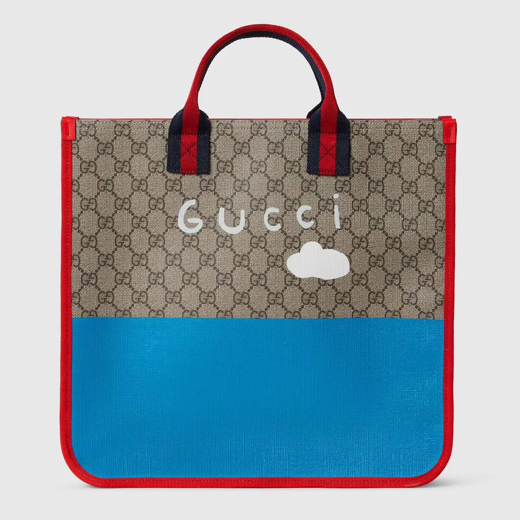 Children's Printed Gg Tote Bag