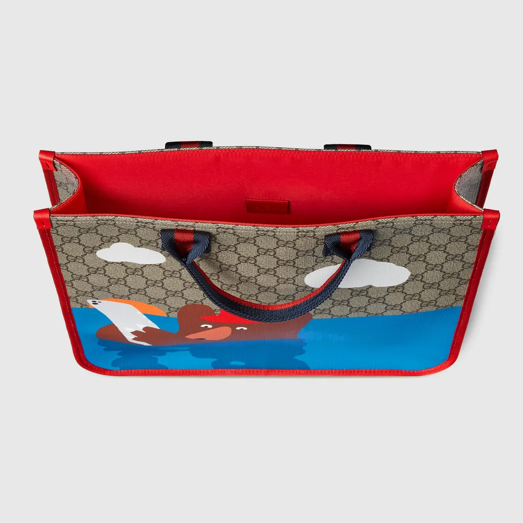 Children's Printed Gg Tote Bag