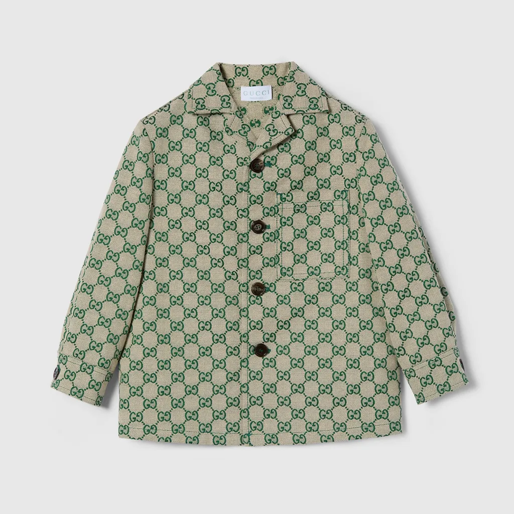 Children's Gg Canvas Jacket