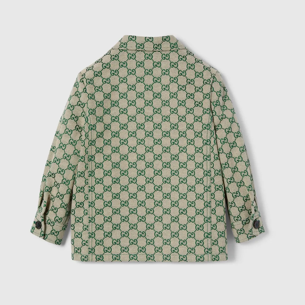 Children's Gg Canvas Jacket