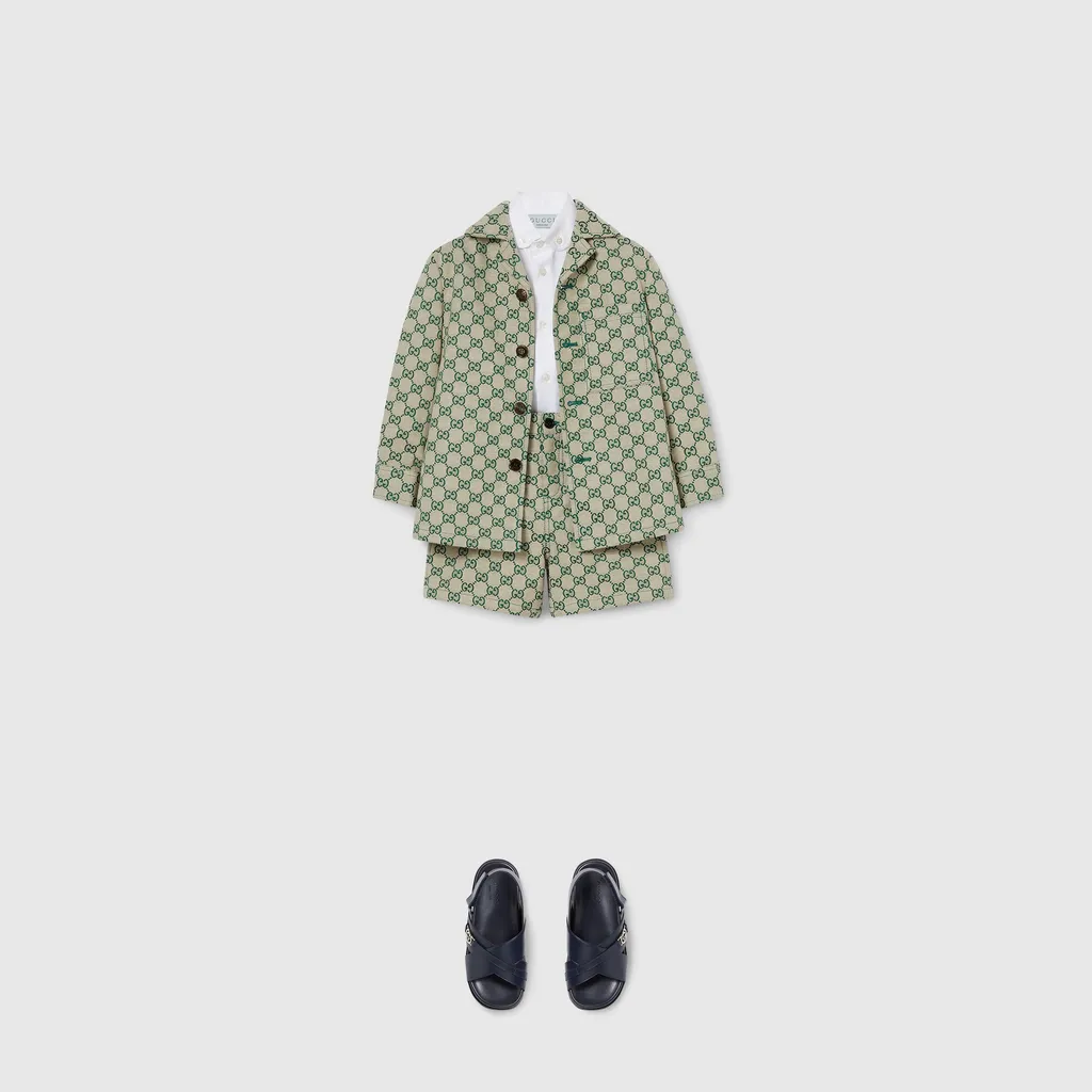 Children's Gg Canvas Jacket