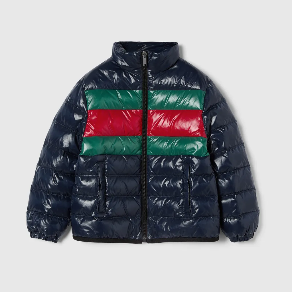 Children's Padded Jacket With Web