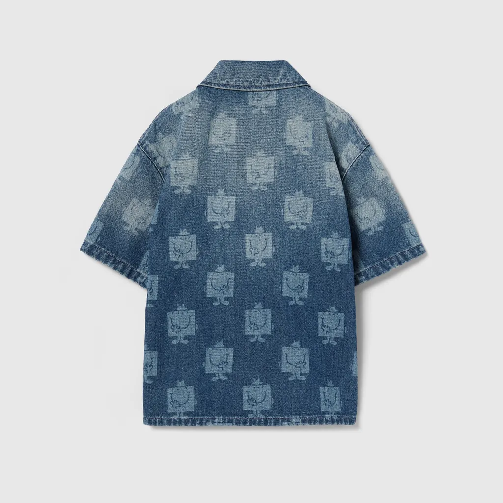 Children's Printed Denim Shirt