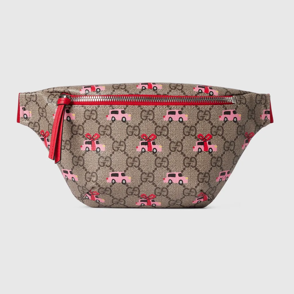 Children's Printed Gg Belt Bag
