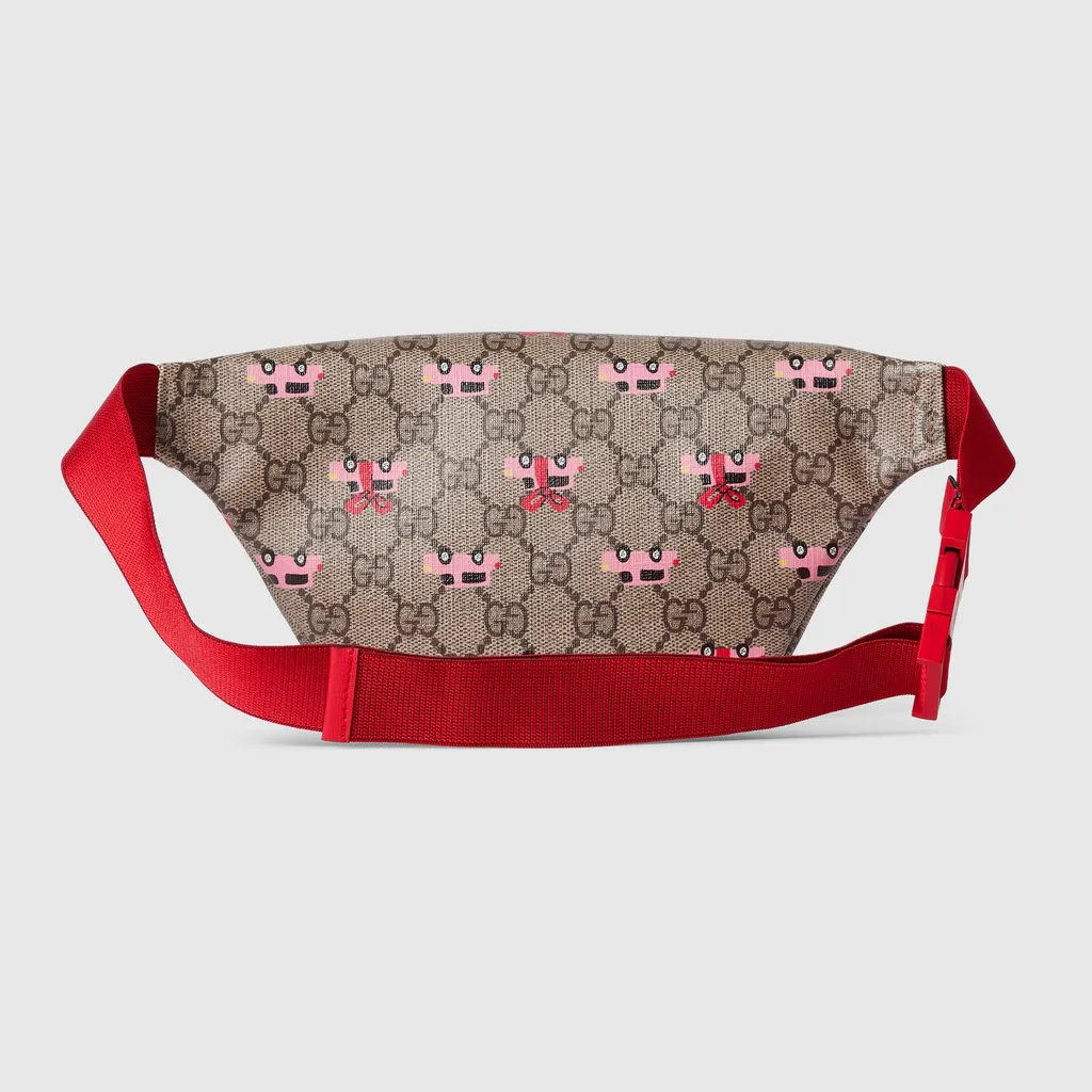 Children's Printed Gg Belt Bag