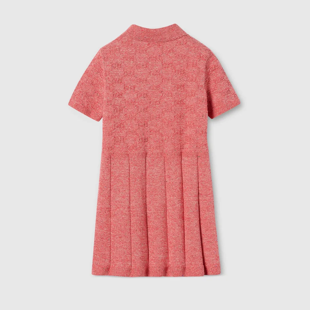 Children's Gg Cotton Polo Dress