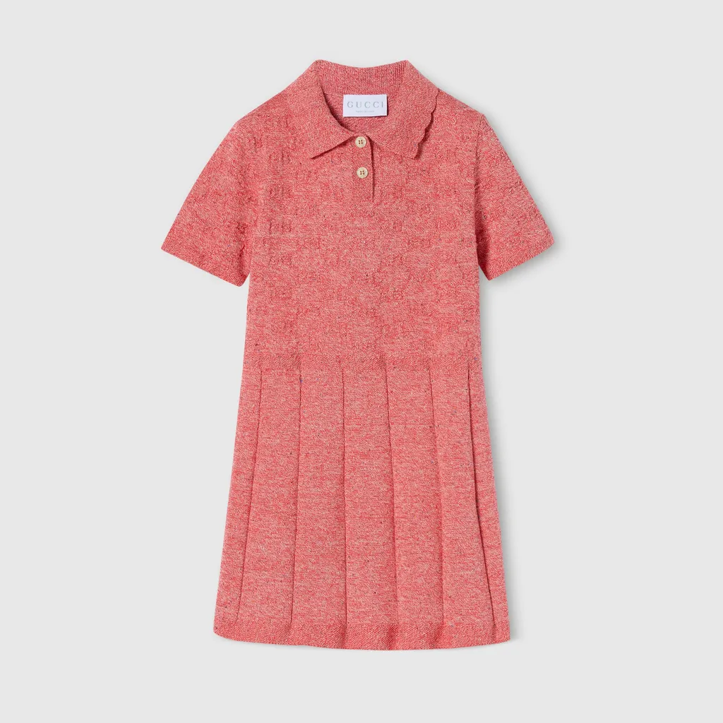 Children's Gg Cotton Polo Dress