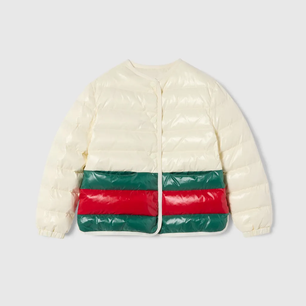Children's Padded Jacket With Web