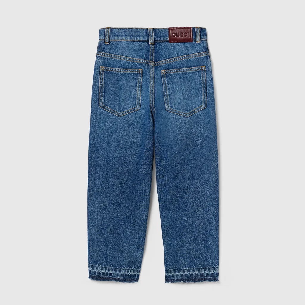 Children's Bleached Denim Trousers