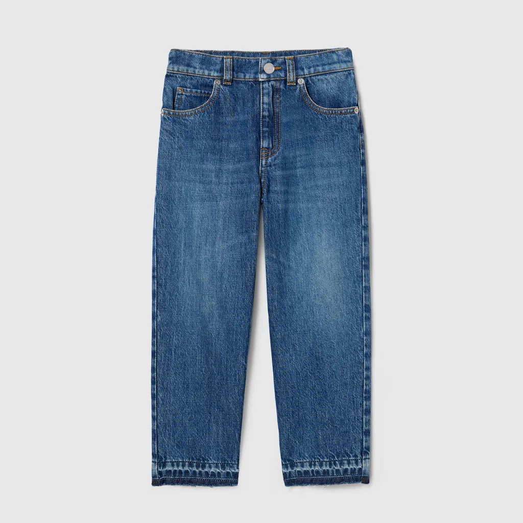 Children's Bleached Denim Trousers