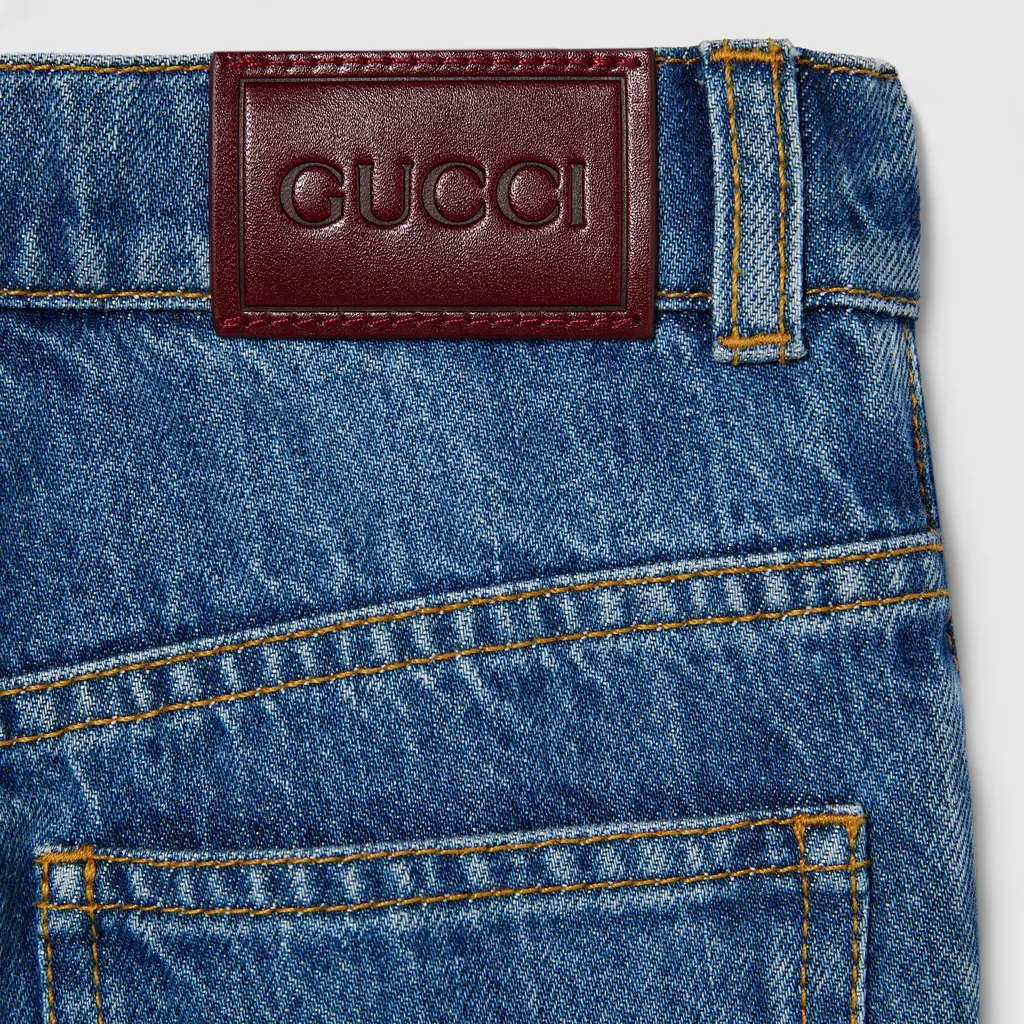 Children's Bleached Denim Trousers