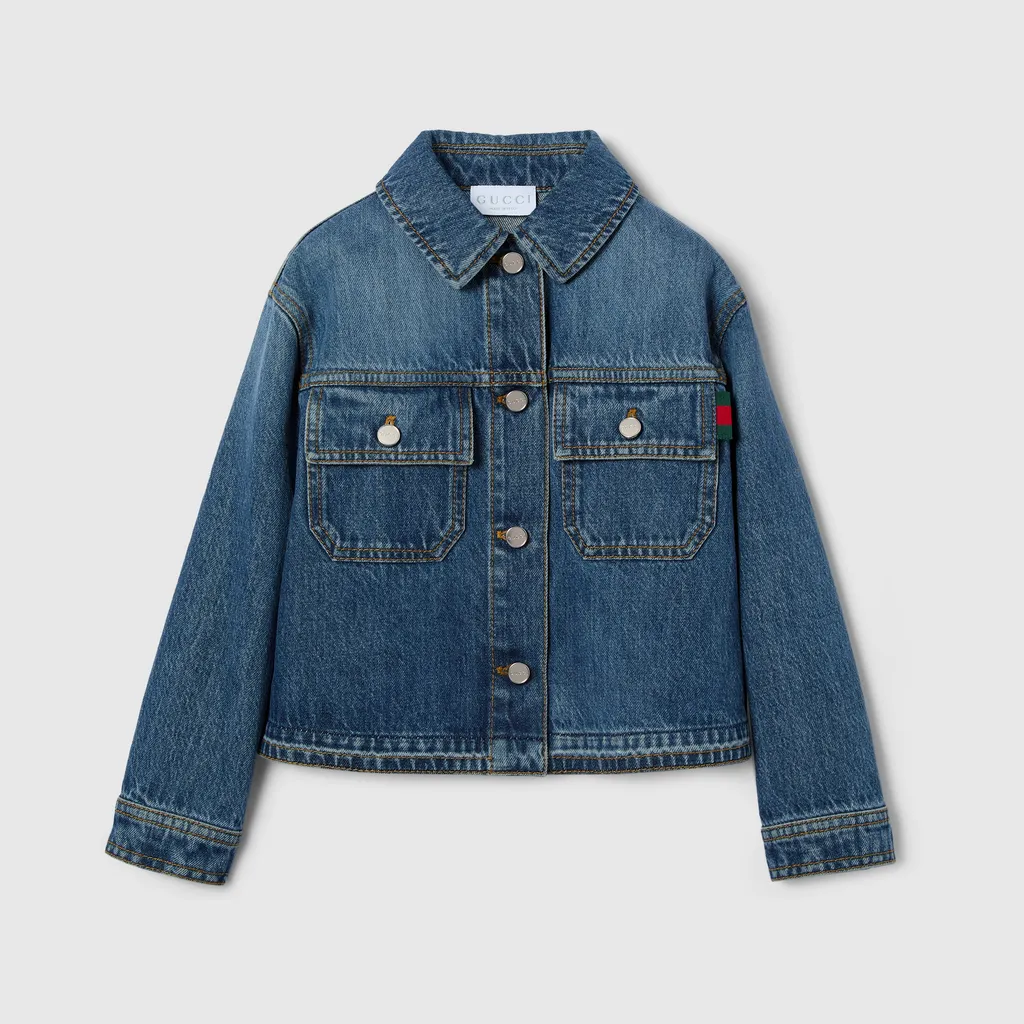 Children's Bleached Denim Jacket