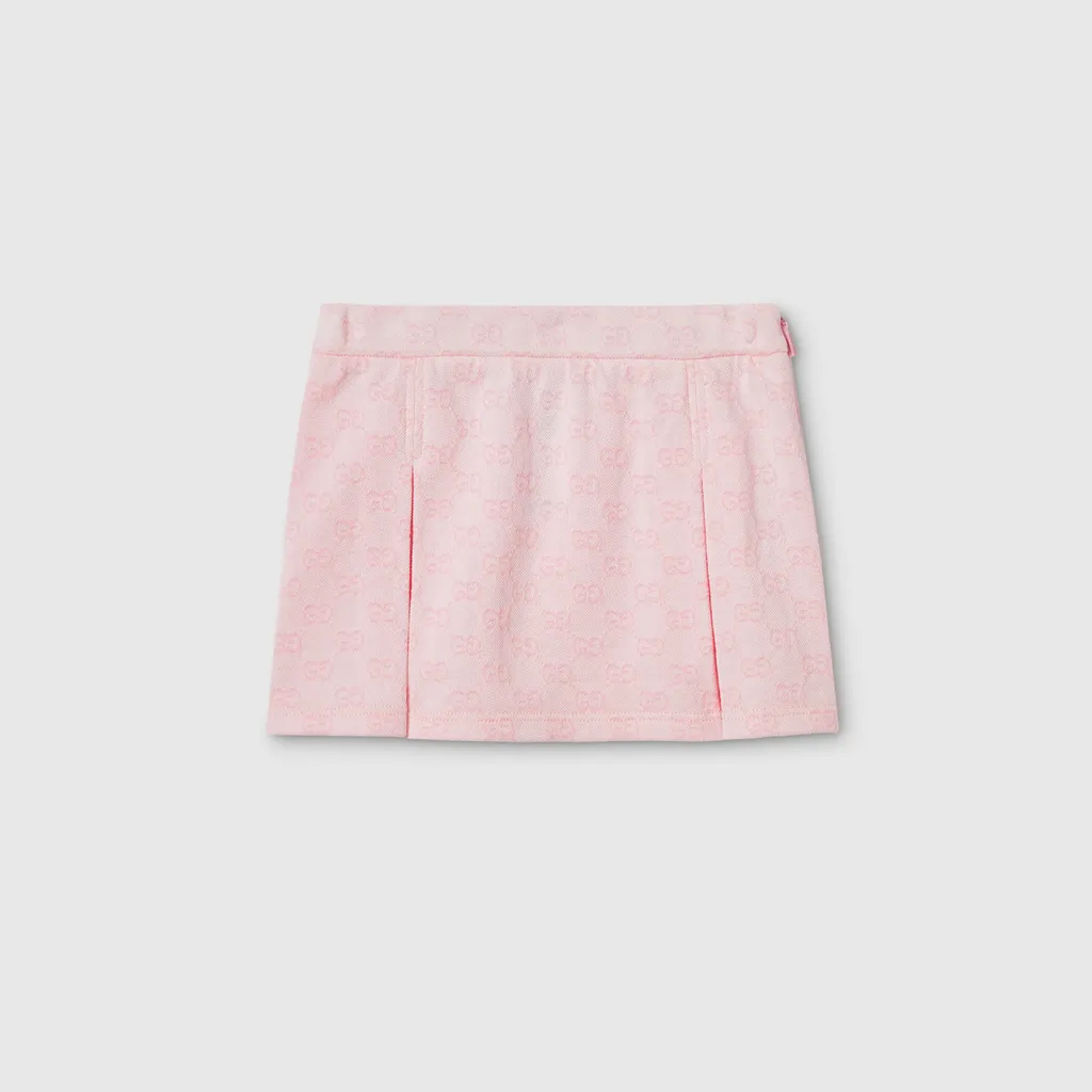 Children's Gg Cotton Mini Skirt