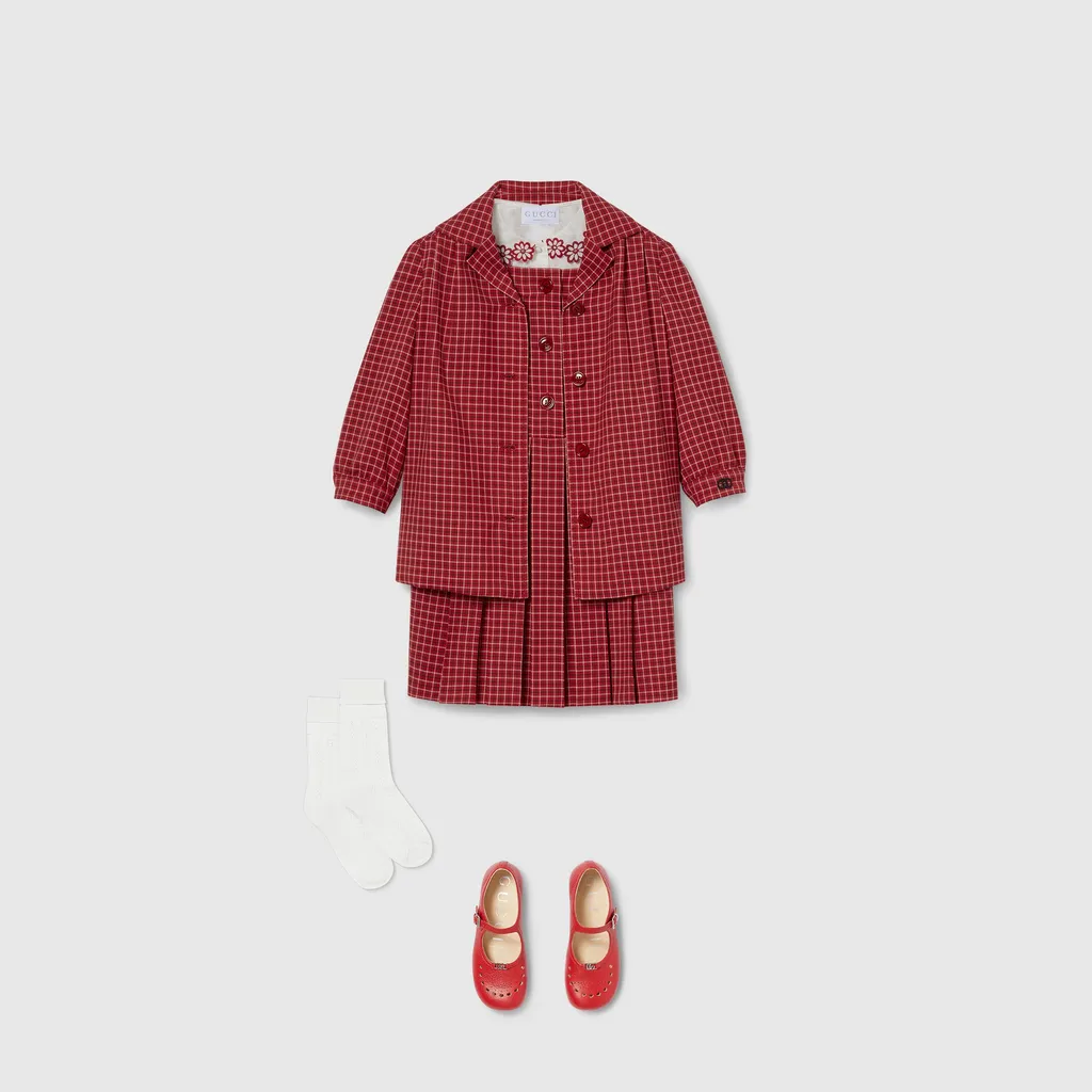 Children's Gg Cotton Jacquard Shirt