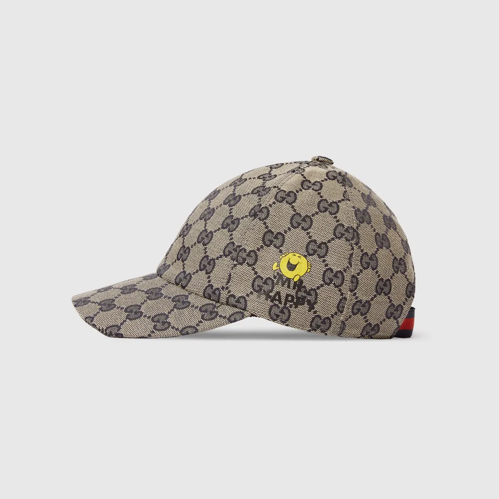 Children's Gg Canvas Baseball Hat