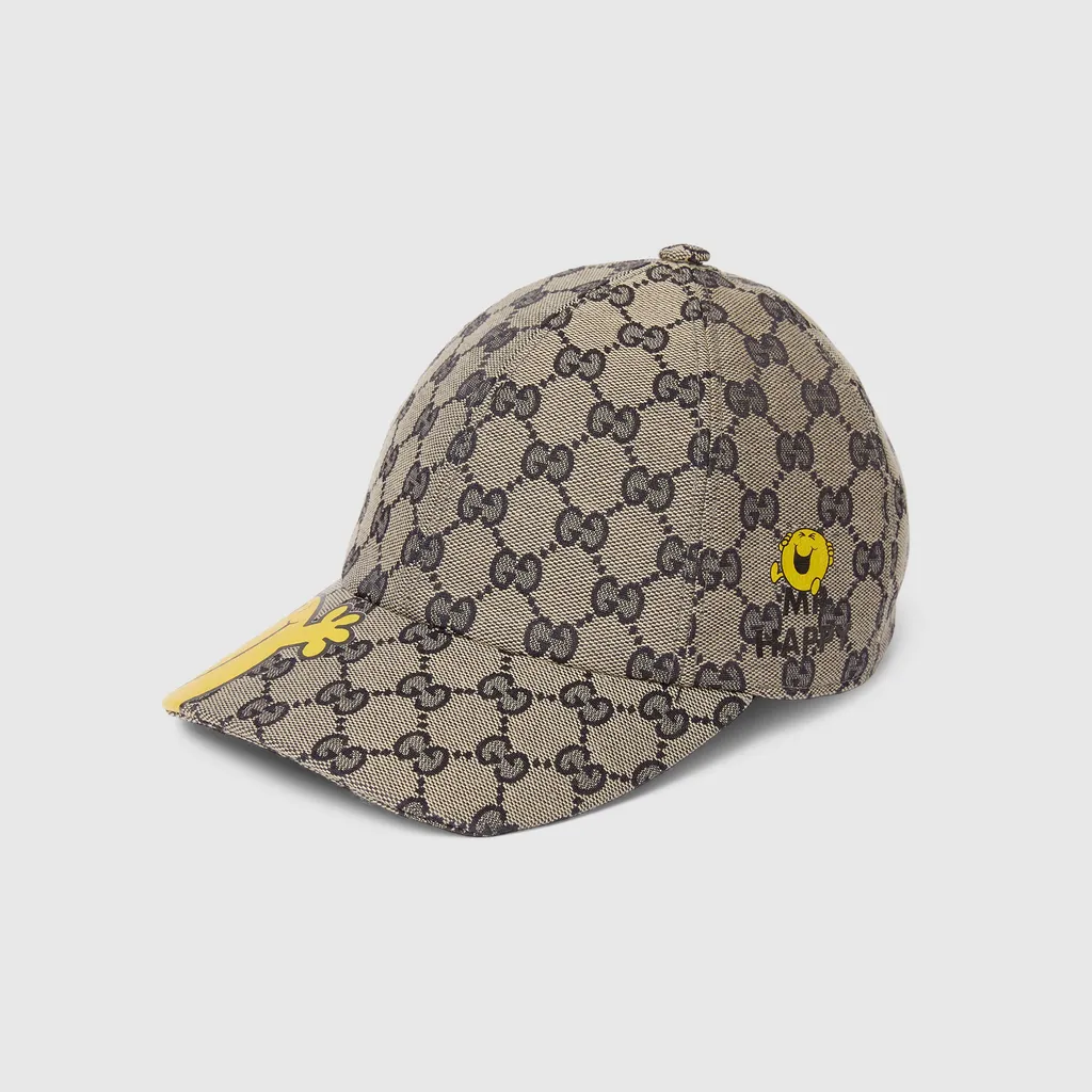 Children's Gg Canvas Baseball Hat
