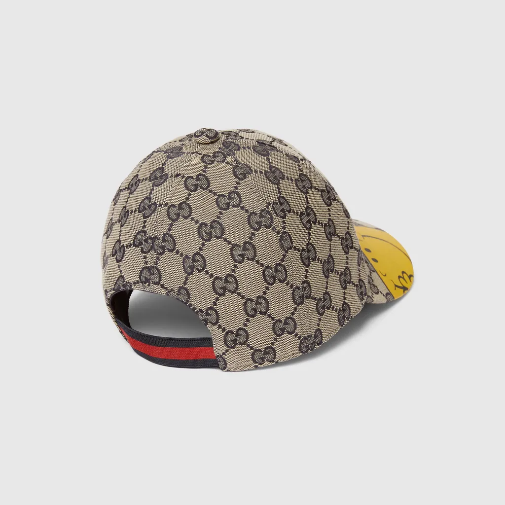 Children's Gg Canvas Baseball Hat