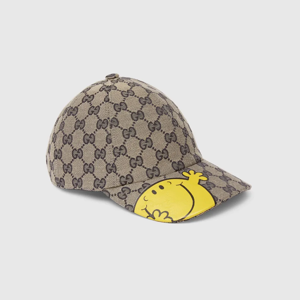 Children's Gg Canvas Baseball Hat
