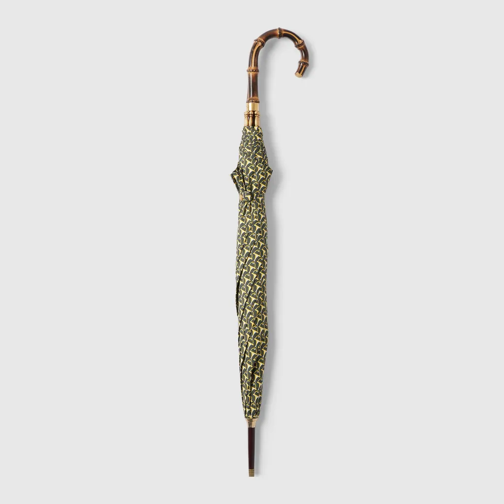 Horsebit Print Nylon Umbrella