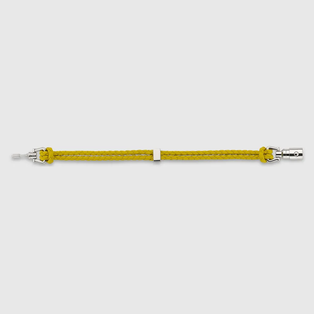Braided Bracelet With Piston Detail