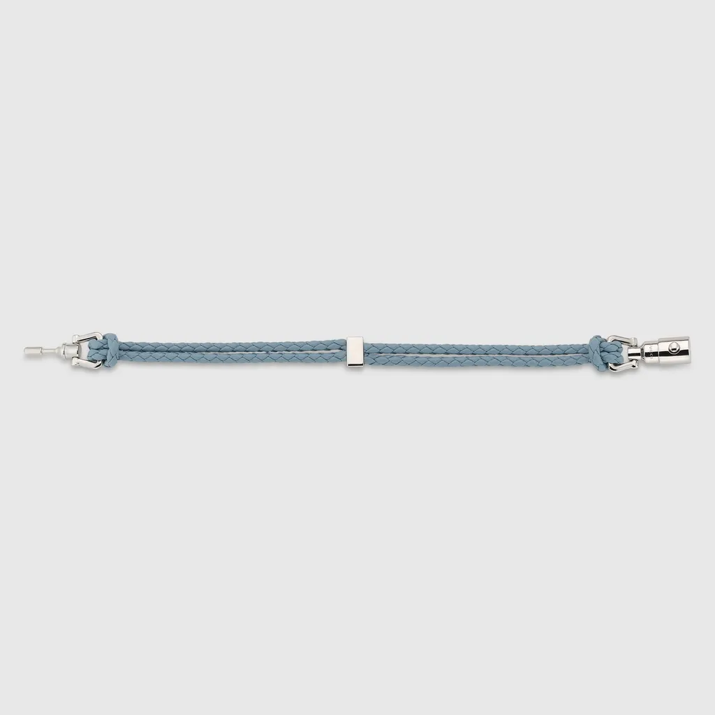 Braided Bracelet With Piston Detail