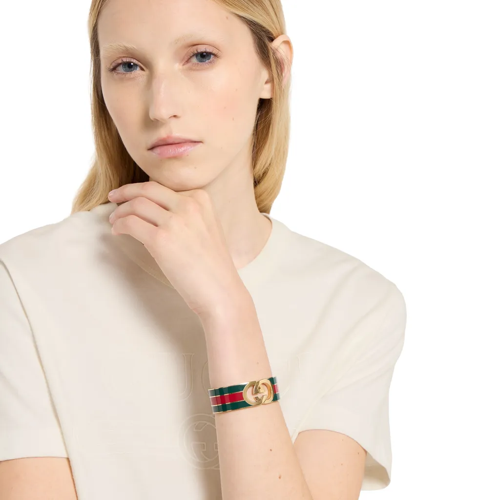 Gucci Interlocking Bangle Bracelet