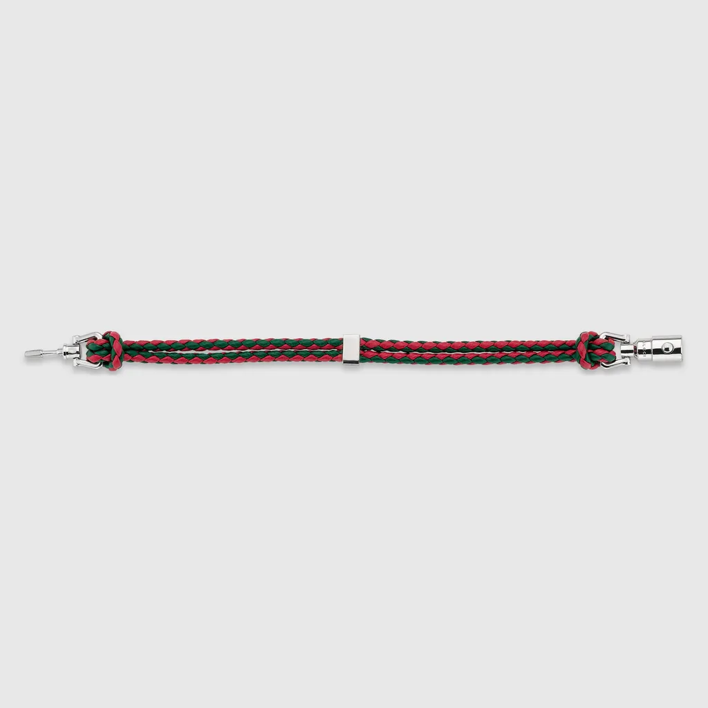 Braided Bracelet With Piston Detail