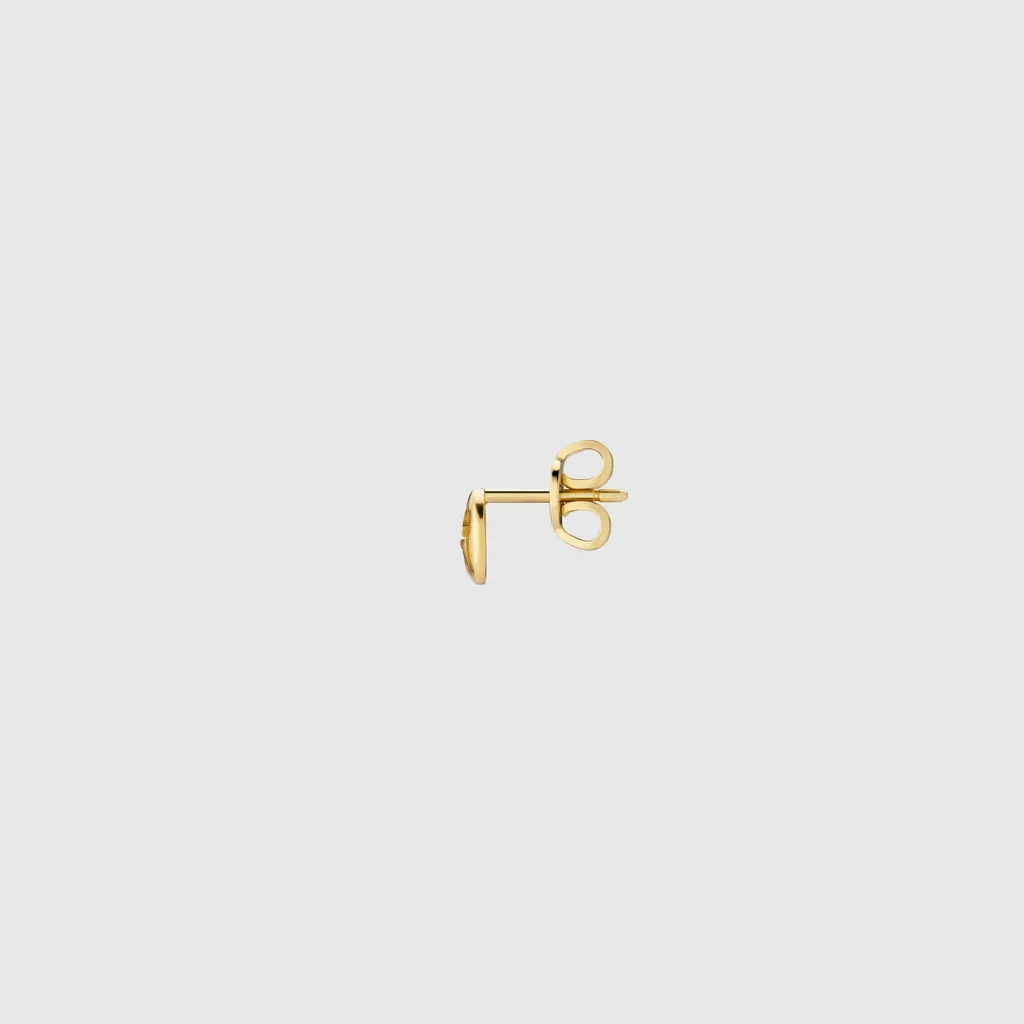 Gucci Interlocking 18K Stud Earrings