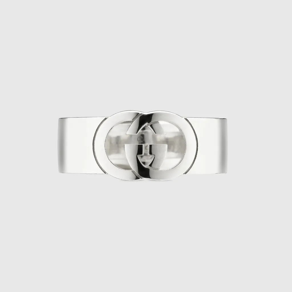 Gucci Interlocking Chevalier Ring