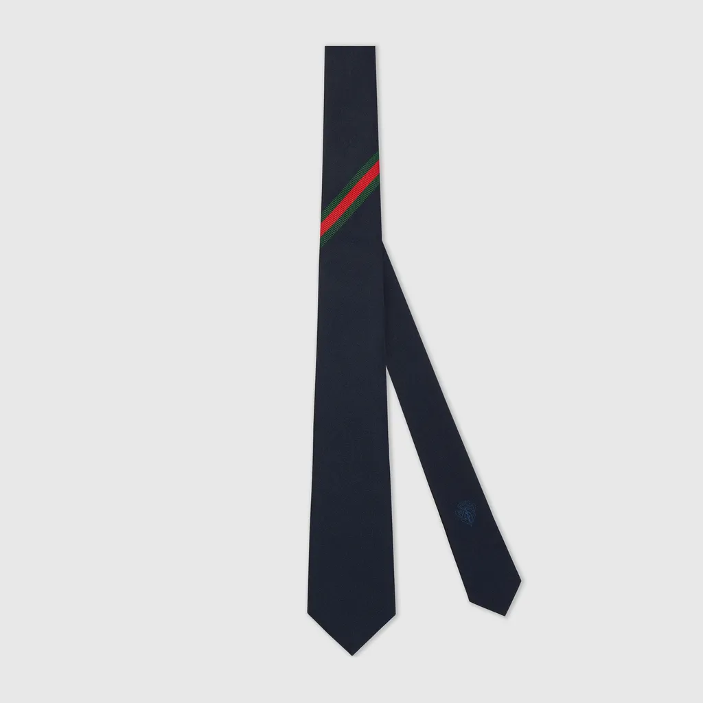 Web Silk Jacquard Tie